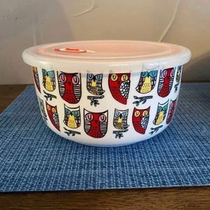 Circoa Owl bowl and lid